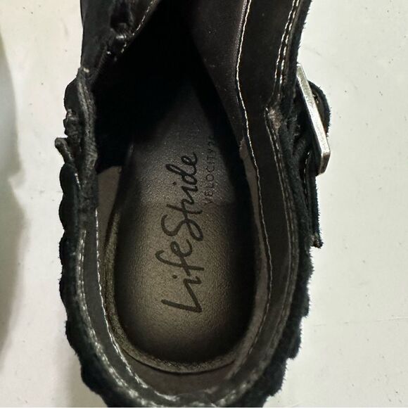 Lifestride Velocity 2.0 - black booties - women’s size 7W - Picture 8 of 11